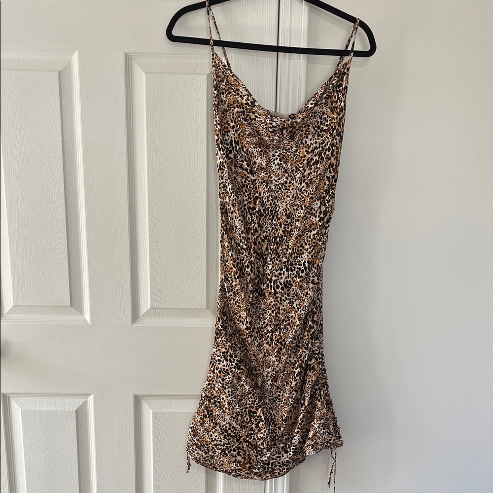 Wilfred Leopard Print Slip Dress